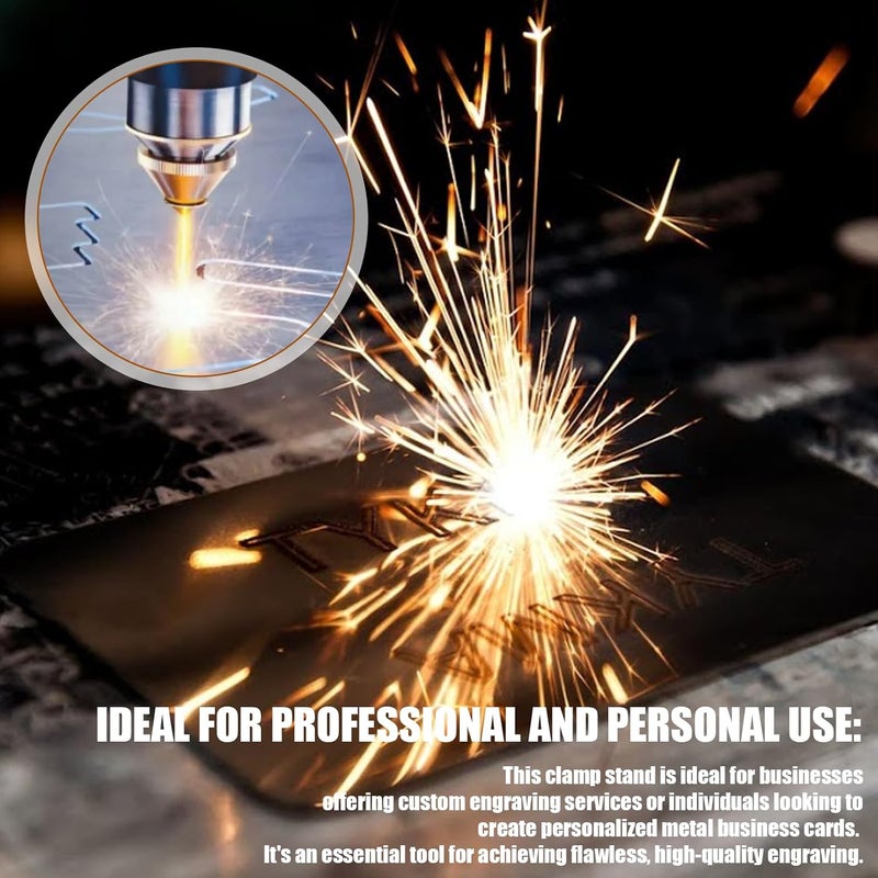 NATUHODE Laser Engraving Metal Business Card Jig Holder for XCS and SVG Machines, Fits Metal Business Cards and Nameplates, Precision Engraving Business Card Jig for Professional Use - Image 5